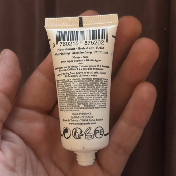 Codage Moisturizing Mask masque hydrant - Picture 3 of 3